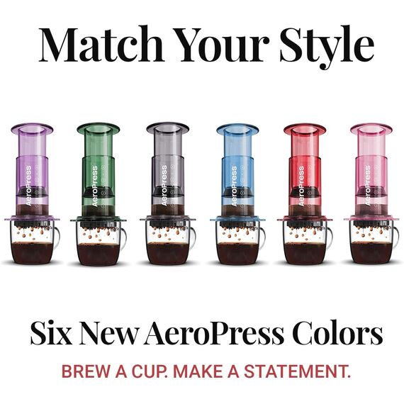AeroPress Clear Кофеварка ручная зеленая, фото , изображение 8