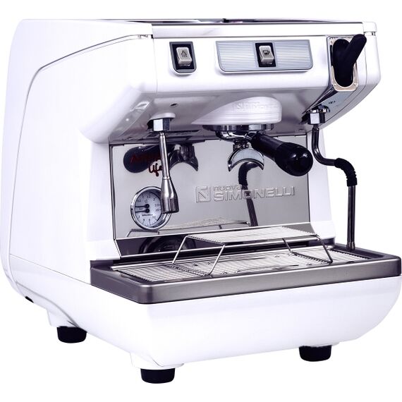 Nuova Simonelli Appia Life 1Gr S 220V white+high groups Кофемашина полуавтомат с 1 высокой группой белая, фото , изображение 2