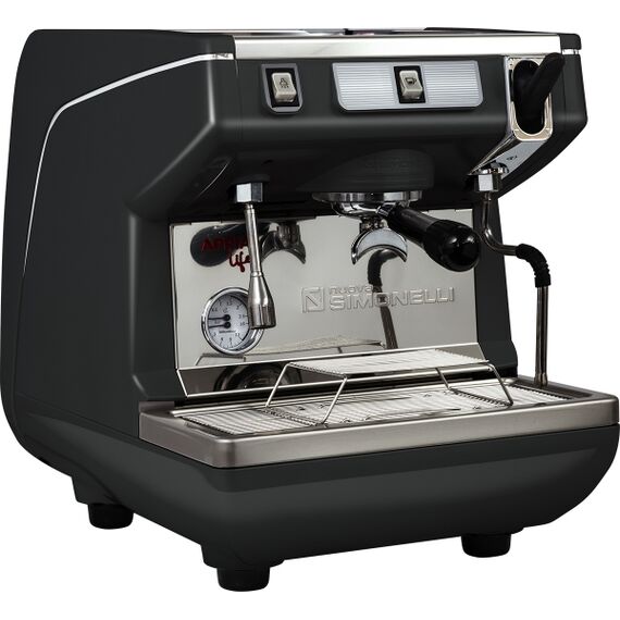 Nuova Simonelli Appia Life 1Gr S 220V black+high groups Кофемашина полуавтомат с 1 высокой группой черная, фото , изображение 2