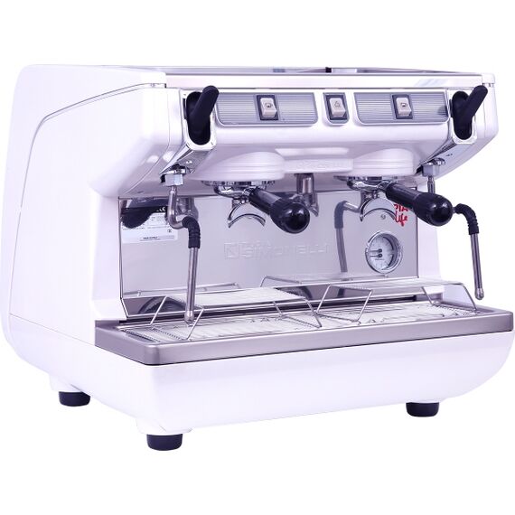 Nuova Simonelli Appia Life Compact 2Gr S 220V white+economizer+high groups Кофемашина полуавтомат, 2 высокие группы, экономайзер белая, фото , изображение 2