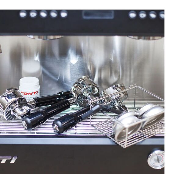 Conti CC200 Tall Cup 2GR Профессиональная кофемашина 2 группы черная, фото , изображение 11