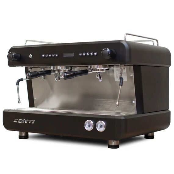 Conti CC200 Tall Cup 2GR Профессиональная кофемашина 2 группы черная, фото , изображение 2