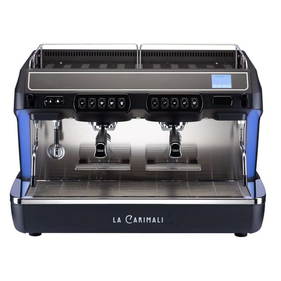 Carimali Diva Pro 2gr Рожковая кофемашина автомат 2 высокие группы черная, фото 