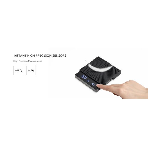 Timemore Black Mirror Mini Весы для эспессо белые, фото , изображение 20