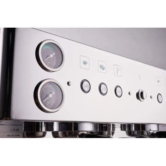 Lehehe E2 2gr рожковая кофемашина автомат 2 высокие группы белая, фото , изображение 4