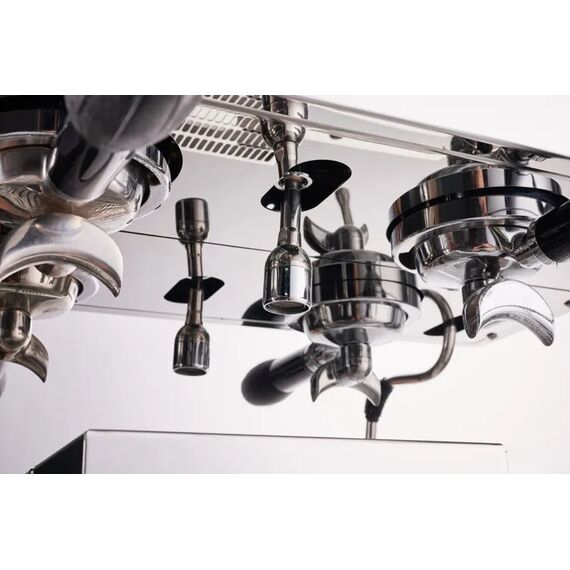 Lehehe E2 2gr рожковая кофемашина автомат 2 высокие группы белая, фото , изображение 7