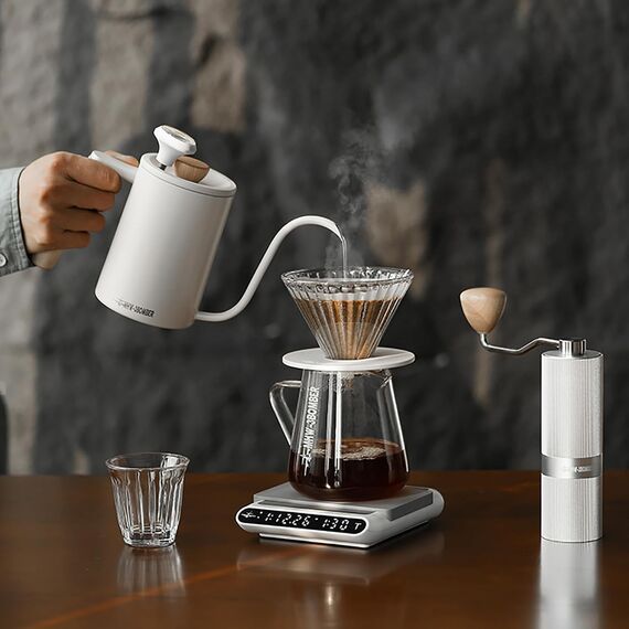 MHW-3BOMBER Подарочный набор для заваривания кофе M1 7 предметов белый, фото , изображение 3