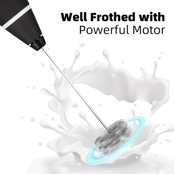 MHW-3BOMBER Капучинатор электрический черный, фото , изображение 4