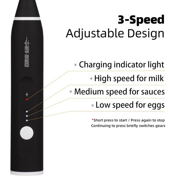 MHW-3BOMBER Капучинатор электрический черный, фото , изображение 6