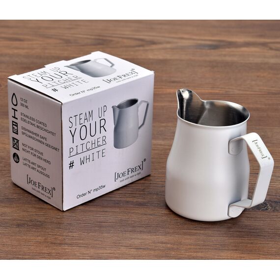 JoeFrex MP35W Latte-art Питчер 350 мл белый, фото , изображение 5