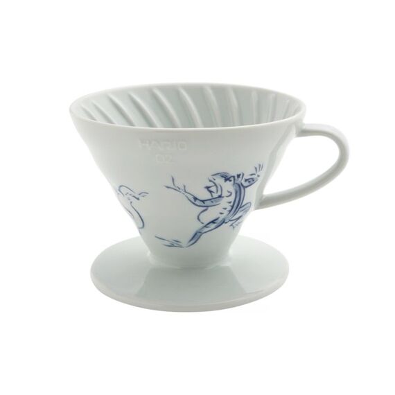 Hario V60 02 TACHIKICHI Choju-Giga Керамический пуровер V60 02 белый, фото 