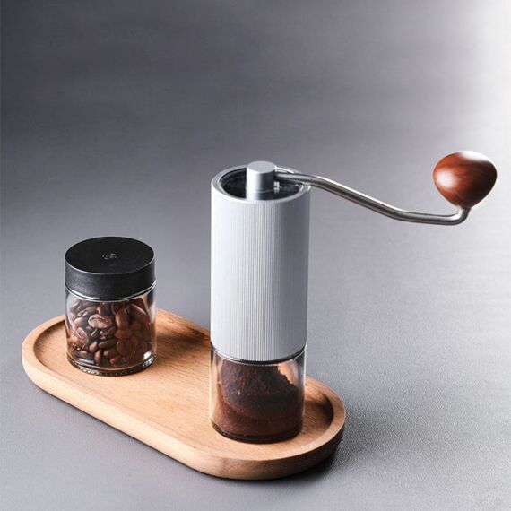 ZeroHero S02 Кофемолка ручная серебро, фото , изображение 3