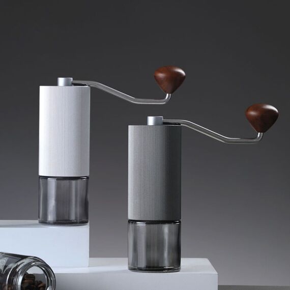 ZeroHero S02 Кофемолка ручная серебро, фото , изображение 5