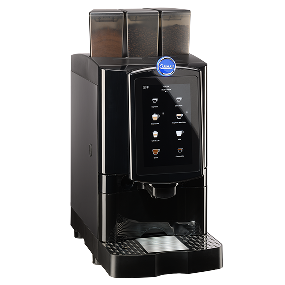 Carimali Armonia Light Суперавтоматическая кофемашина 2 бункера для зерна + 1 для порошков черная, фото , изображение 2