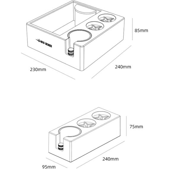 MHW-3BOMBER Combi ABS Станция для темперовки с нок-боксом пластик, фото , изображение 13