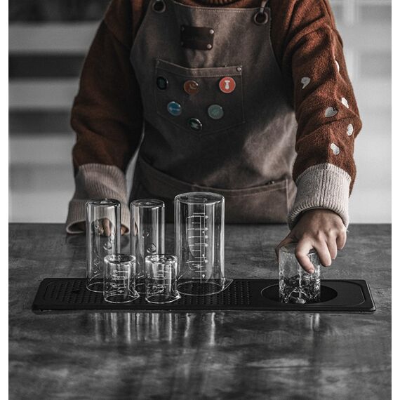 MHW-3BOMBER CW5421L Ринзер 530*165 мм встраиваемый с каплесборником черный, фото , изображение 5