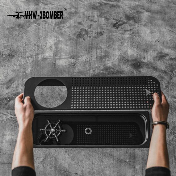 MHW-3BOMBER CW5421L Ринзер 530*165 мм встраиваемый с каплесборником черный, фото , изображение 6