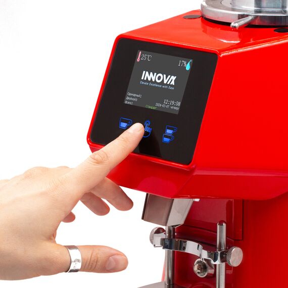 Innovix X64 Кофемолка профессиональная красная, фото , изображение 7