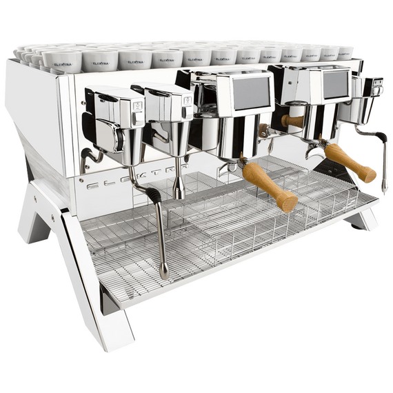 Elektra Indie 2gr Рожковая кофемашина автомат 2 высокие группы черный, фото , изображение 2