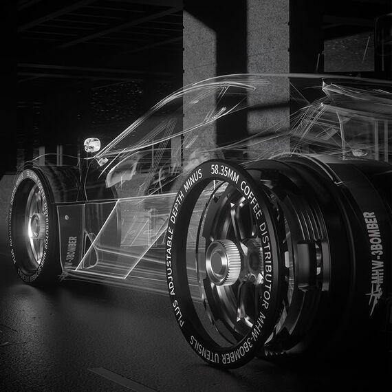 MHW-3BOMBER Infinite Yu Series Разравниватель D58.35 черный, фото , изображение 18