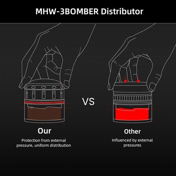 MHW-3BOMBER Falcon Gravity Разравниватель D58.35 черный, фото , изображение 15 MHW-3BOMBER Falcon Gravity Разравниватель D58.35 черный, фото , изображение 15