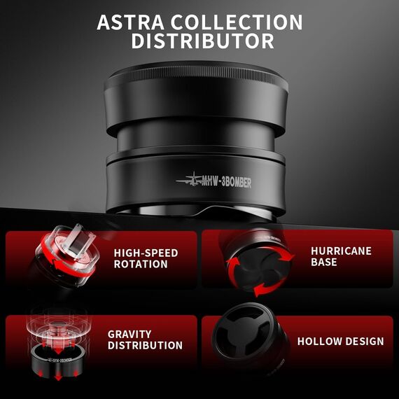 MHW-3BOMBER Astra Collection Разравниватель D58.5 черный, фото , изображение 2