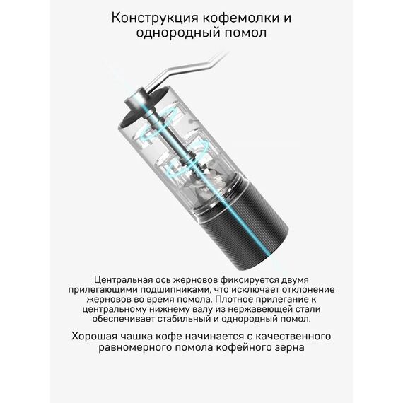 Timemore Chestnut C3s Кофемолка ручная белая, фото , изображение 7