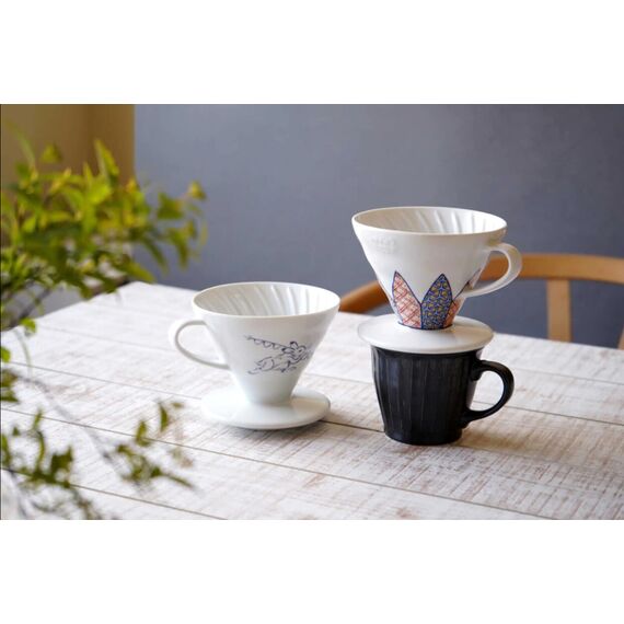 Hario V60 02 TACHIKICHI Shozui Керамический пуровер V60 02 белый, фото , изображение 6