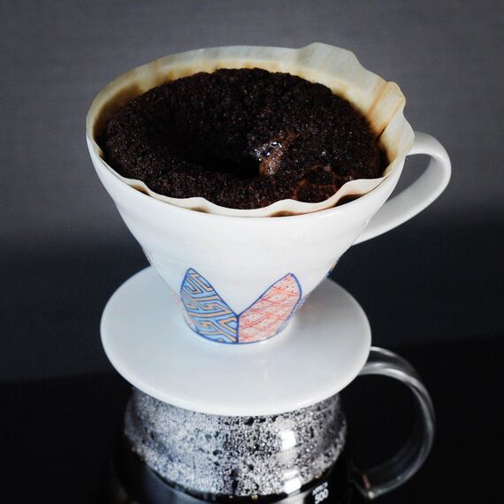 Hario V60 02 TACHIKICHI Shozui Керамический пуровер V60 02 белый, фото , изображение 4