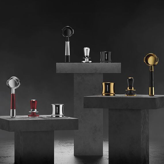 MHW-3BOMBER FlowLight Бездонный портафильтр 58 мм черный золото, фото , изображение 7