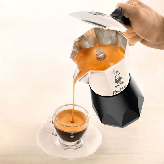 Bialetti 7328 Brikka 2023 на 4 чашки Гейзерная кофеварка, фото , изображение 2