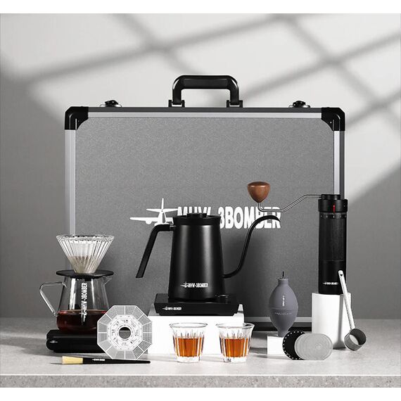 MHW-3BOMBER B-3 Tactical Подарочный набор для заваривания кофе 12 предметов черный, фото , изображение 10