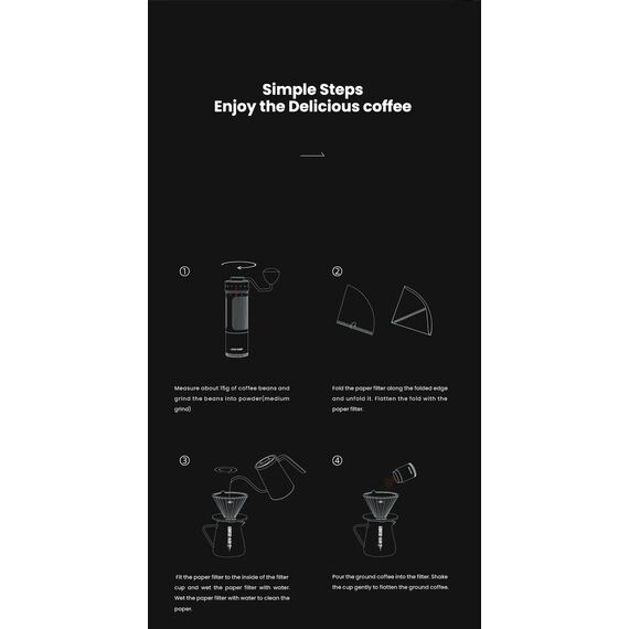 MHW-3BOMBER B-3 Tactical Подарочный набор для заваривания кофе 12 предметов черный, фото , изображение 9