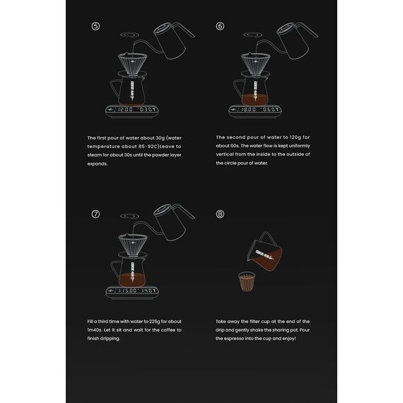 MHW-3BOMBER B-3 Tactical Подарочный набор для заваривания кофе 12 предметов черный, фото , изображение 8