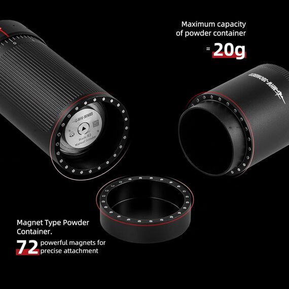 MHW-3BOMBER R3 Кофемолка ручная серебро с ручкой из ореха, фото , изображение 5