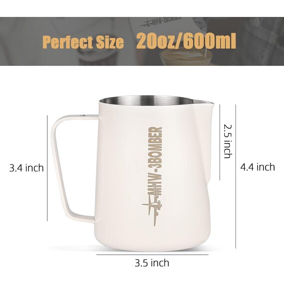 MHW-3BOMBER Milk Pitcher 3.0 Питчер 600 мл белый, фото , изображение 9 MHW-3BOMBER Milk Pitcher 3.0 Питчер 600 мл белый, фото , изображение 9