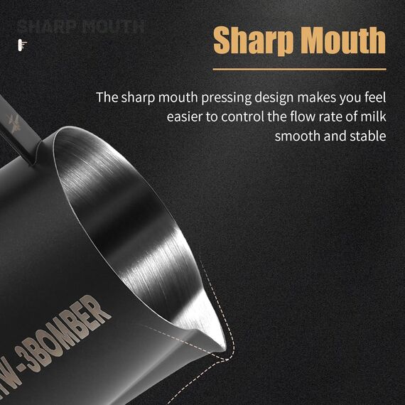 MHW-3BOMBER Milk Pitcher 3.0 Питчер 450 мл черный, фото , изображение 3