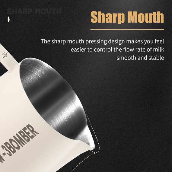 MHW-3BOMBER Milk Pitcher 3.0 Питчер 450 мл белый, фото , изображение 3 MHW-3BOMBER Milk Pitcher 3.0 Питчер 450 мл белый, фото , изображение 3