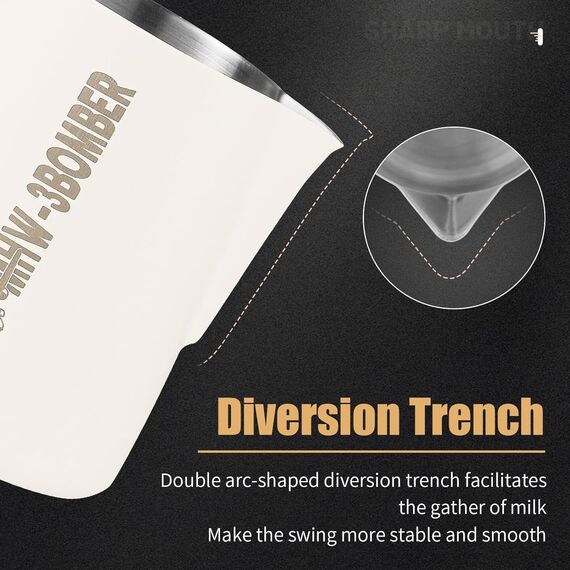 MHW-3BOMBER Milk Pitcher 3.0 Питчер 450 мл белый, фото , изображение 4 MHW-3BOMBER Milk Pitcher 3.0 Питчер 450 мл белый, фото , изображение 4