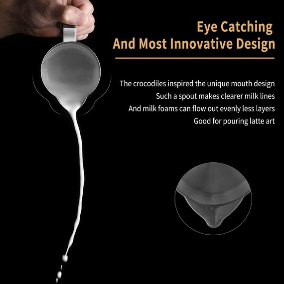 MHW-3BOMBER Milk Pitcher 5.0 Питчер 600 мл стальной матовый, фото , изображение 3