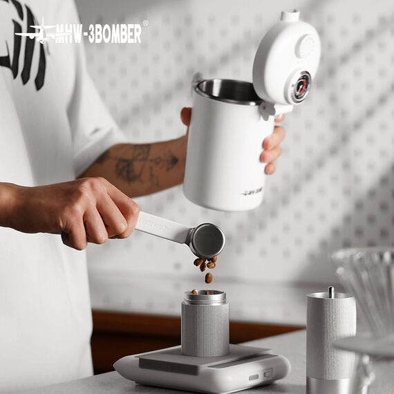 MHW-3BOMBER Gambo Контейнер 600 мл с гигрометром белый, фото , изображение 12