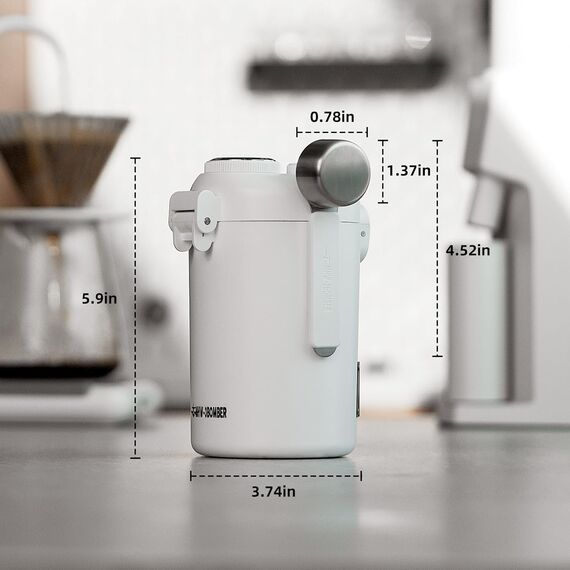 MHW-3BOMBER Gambo Контейнер 600 мл с гигрометром белый, фото , изображение 5