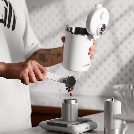 MHW-3BOMBER Gambo Контейнер 600 мл с гигрометром белый, фото , изображение 6