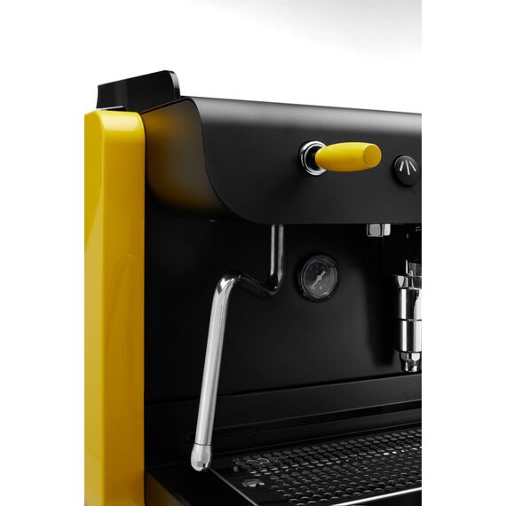 Cime Saturno MB-60 Рожковая кофемашина автомат 2 высокие группы желтая, фото , изображение 9