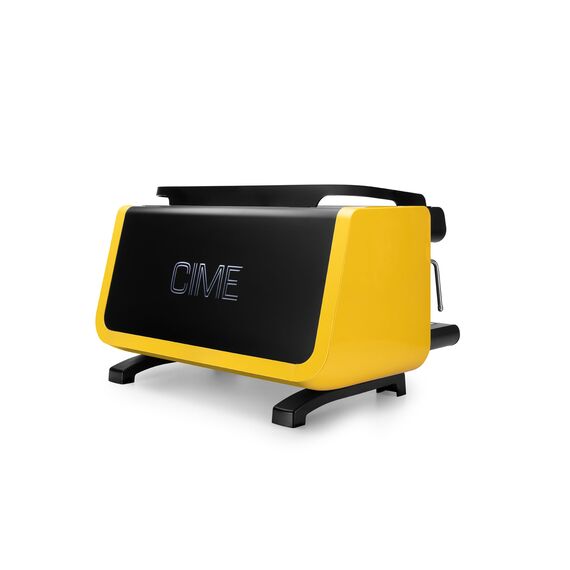 Cime Saturno MB-60 Рожковая кофемашина автомат 2 высокие группы желтая, фото , изображение 5