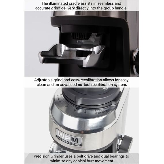 WPM ZD-17N Кофемолка электрическая черная, фото , изображение 3