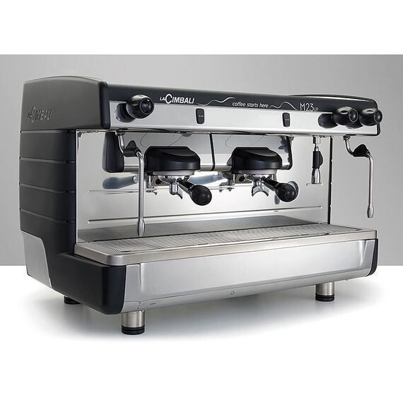 La Cimbali M23 UP C/2 TALLCUP Рожковая кофемашина полуавтомат 2 высокие группы черная, фото , изображение 2