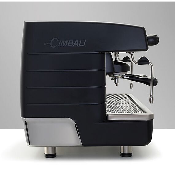 La Cimbali M23 UP C/2 TALLCUP Рожковая кофемашина полуавтомат 2 высокие группы черная, фото , изображение 3