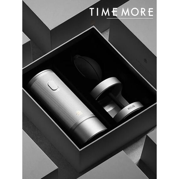 Timemore Millab E01 Кофемолка электрическая серебро, фото , изображение 3