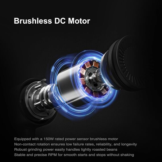 Timemore Sculptor 064S Кофемолка электрическая черная, фото , изображение 5